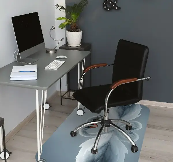 Tapis de chaise de bureau Cygnes