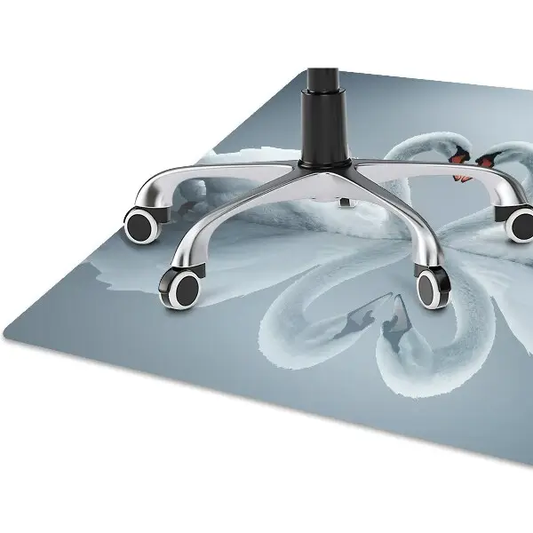 Tapis de chaise de bureau Cygnes