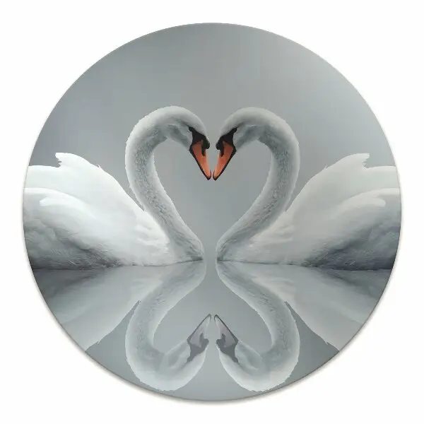 Tapis de chaise de bureau Cygnes