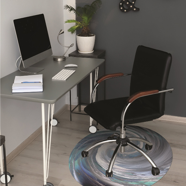 Tapis de chaise de bureau Vortex