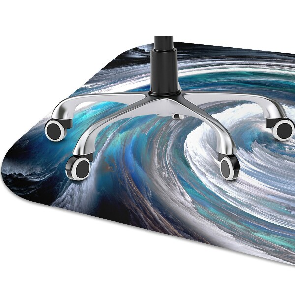 Tapis de chaise de bureau Vortex