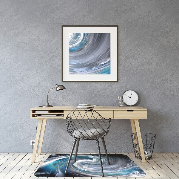 Tapis de chaise de bureau Vortex