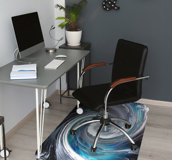 Tapis de chaise de bureau Vortex