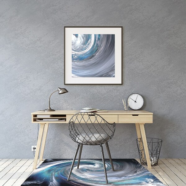 Tapis de chaise de bureau Vortex