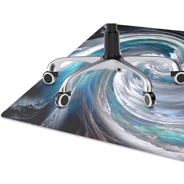 Tapis de chaise de bureau Vortex
