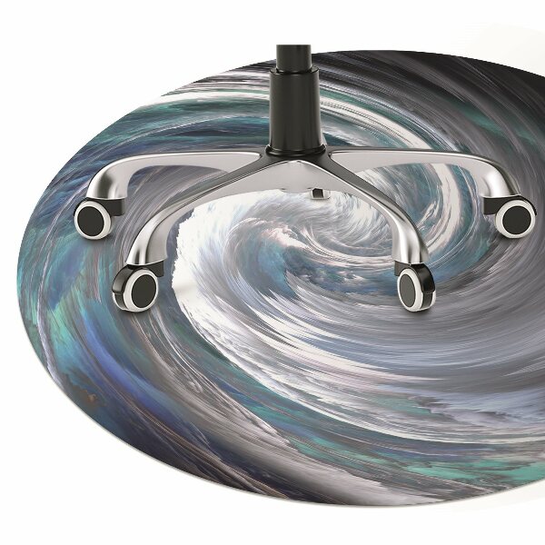 Tapis de chaise de bureau Vortex