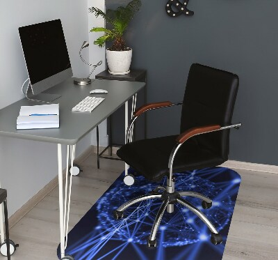 Tapis pour chaise de bureau Abstraction