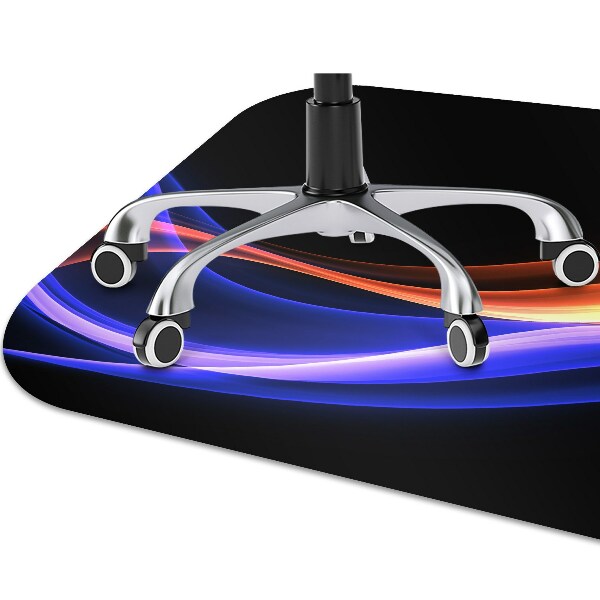 Tapis pour chaise de bureau Des rayons