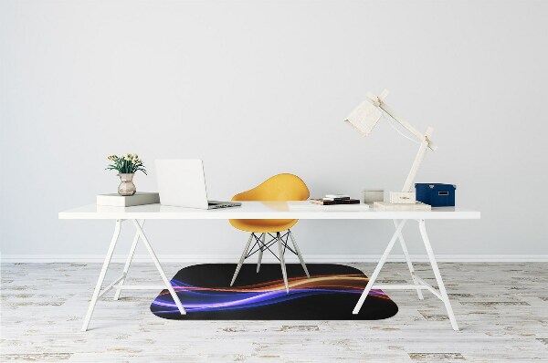 Tapis pour chaise de bureau Des rayons