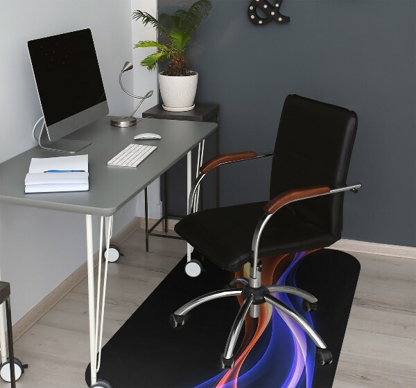 Tapis pour chaise de bureau Des rayons