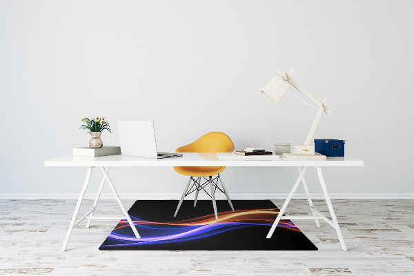Tapis pour chaise de bureau Des rayons