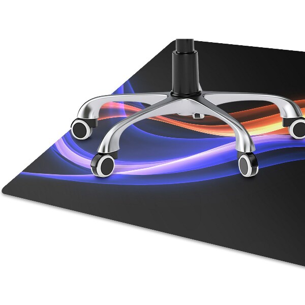 Tapis pour chaise de bureau Des rayons