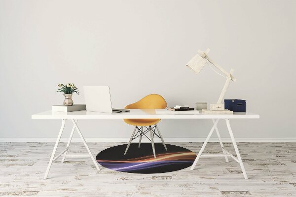 Tapis pour chaise de bureau Des rayons