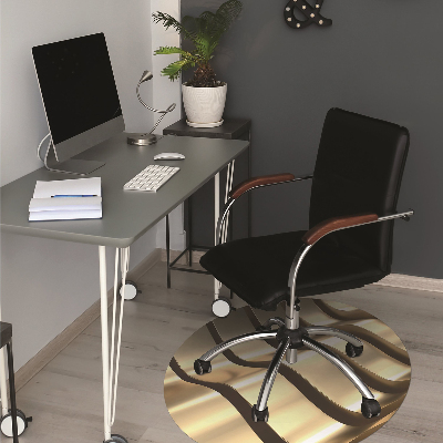 Tapis pour chaise de bureau Éléments dorés