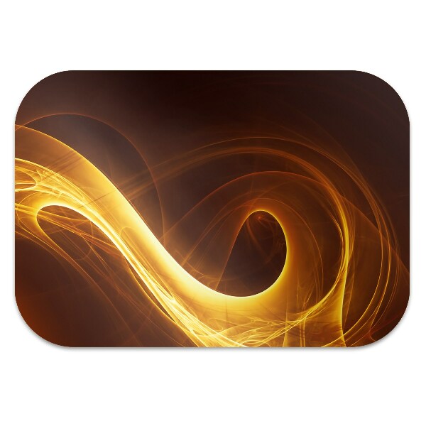 Tapis de chaise de bureau Flamme ondulée
