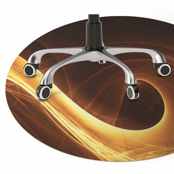 Tapis de chaise de bureau Flamme ondulée