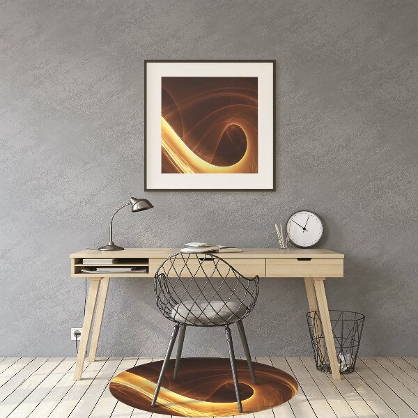 Tapis de chaise de bureau Flamme ondulée