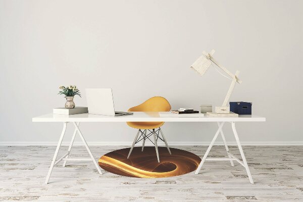 Tapis de chaise de bureau Flamme ondulée