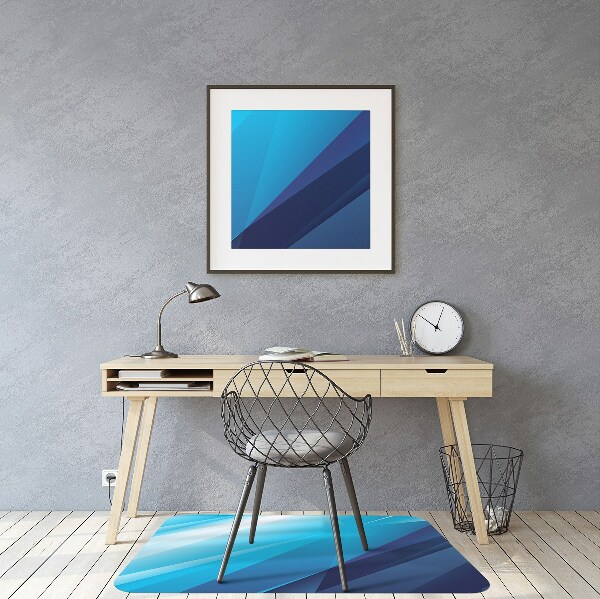 Tapis de chaise Passage bleu