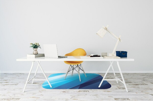 Tapis de chaise Passage bleu