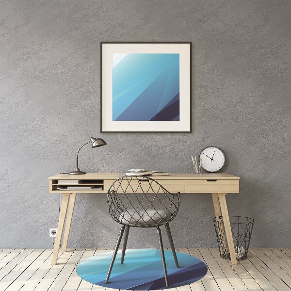 Tapis de chaise Passage bleu