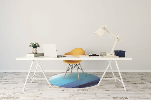 Tapis de chaise Passage bleu