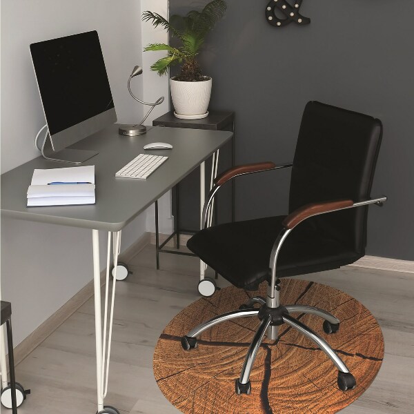 Tapis bureau Tronc d'arbre