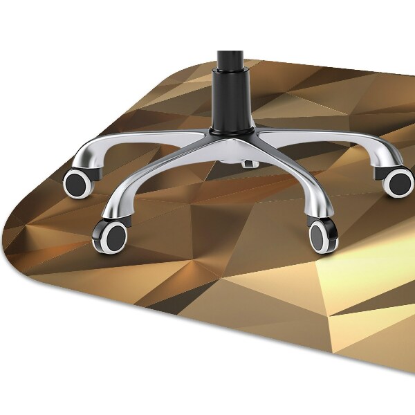 Tapis bureau Feuille d'or
