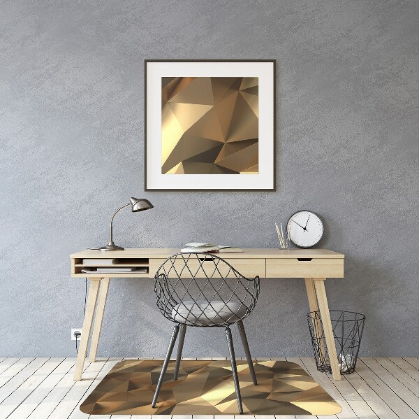 Tapis bureau Feuille d'or
