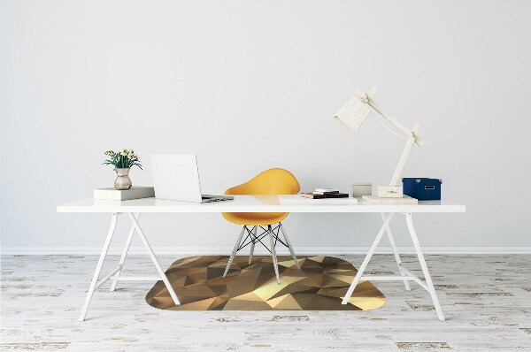 Tapis bureau Feuille d'or