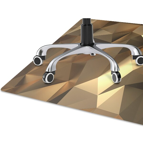 Tapis bureau Feuille d'or