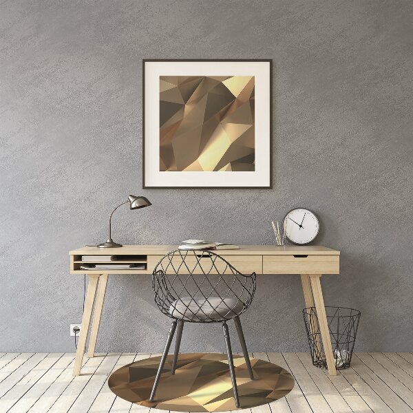 Tapis bureau Feuille d'or