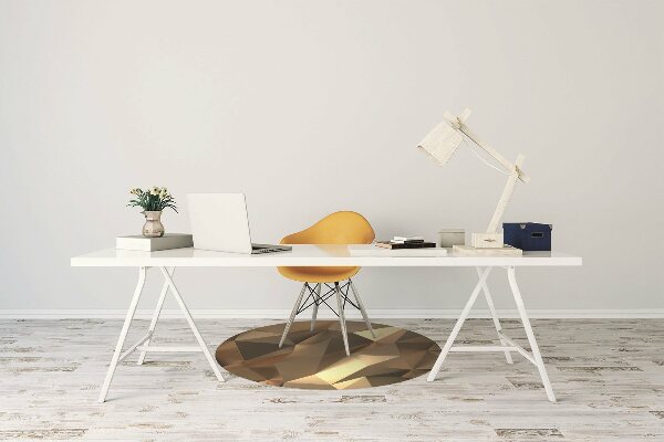 Tapis bureau Feuille d'or