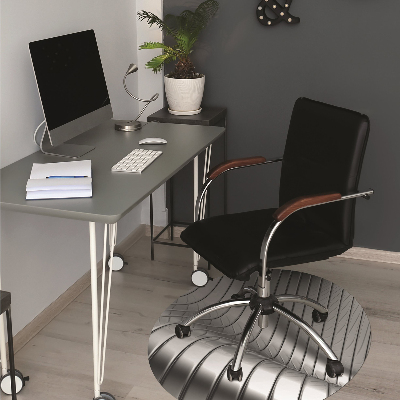 Tapis pour chaise de bureau Métallique