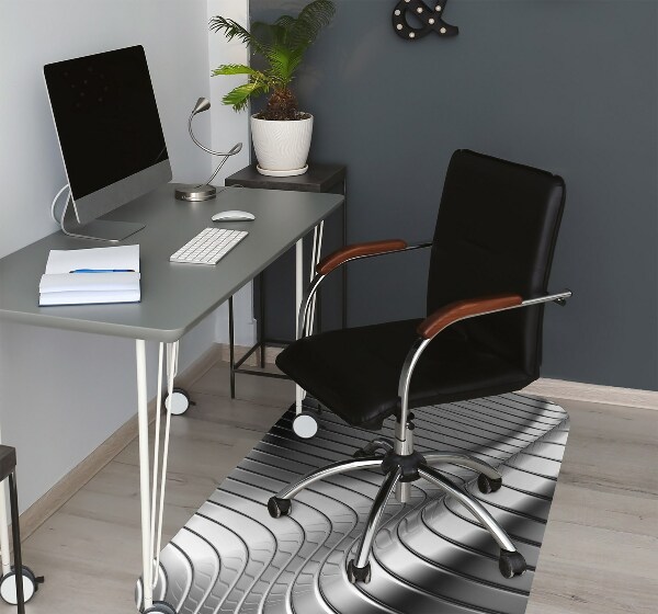 Tapis pour chaise de bureau Métallique