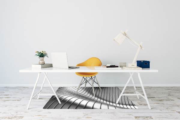 Tapis pour chaise de bureau Métallique