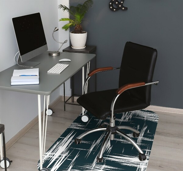 Tapis protège sol Rayures blanches