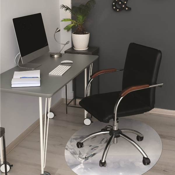 Tapis de chaise de bureau diamant