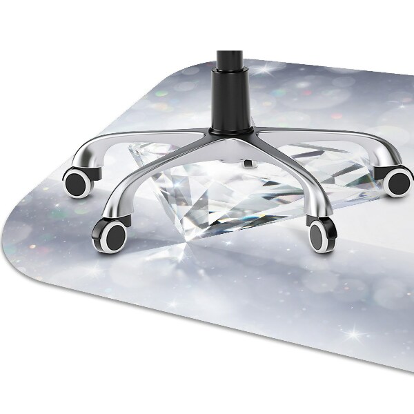 Tapis de chaise de bureau diamant