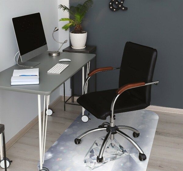 Tapis de chaise de bureau diamant