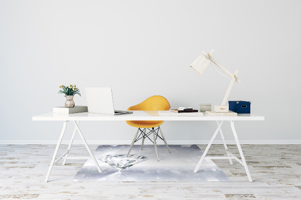 Tapis de chaise de bureau diamant
