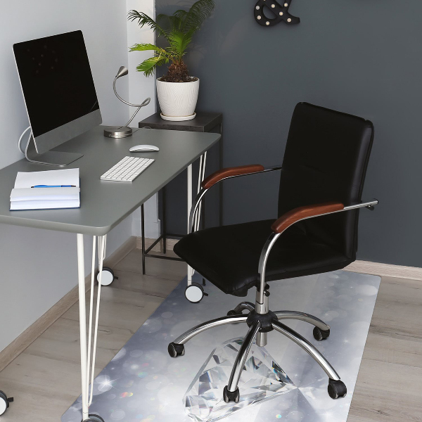 Tapis de chaise de bureau diamant
