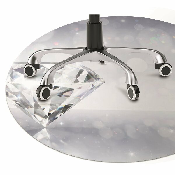 Tapis de chaise de bureau diamant