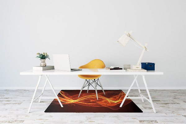 Tapis protège sol flamme rouge