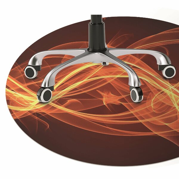 Tapis protège sol flamme rouge