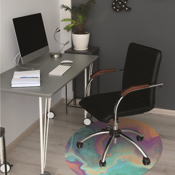 Tapis pour chaise de bureau Modèles colorés