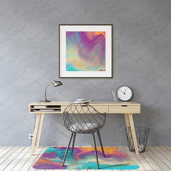 Tapis pour chaise de bureau Modèles colorés