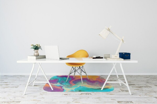 Tapis pour chaise de bureau Modèles colorés