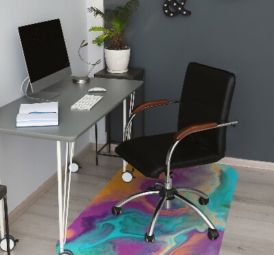 Tapis pour chaise de bureau Modèles colorés