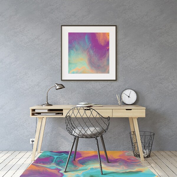 Tapis pour chaise de bureau Modèles colorés